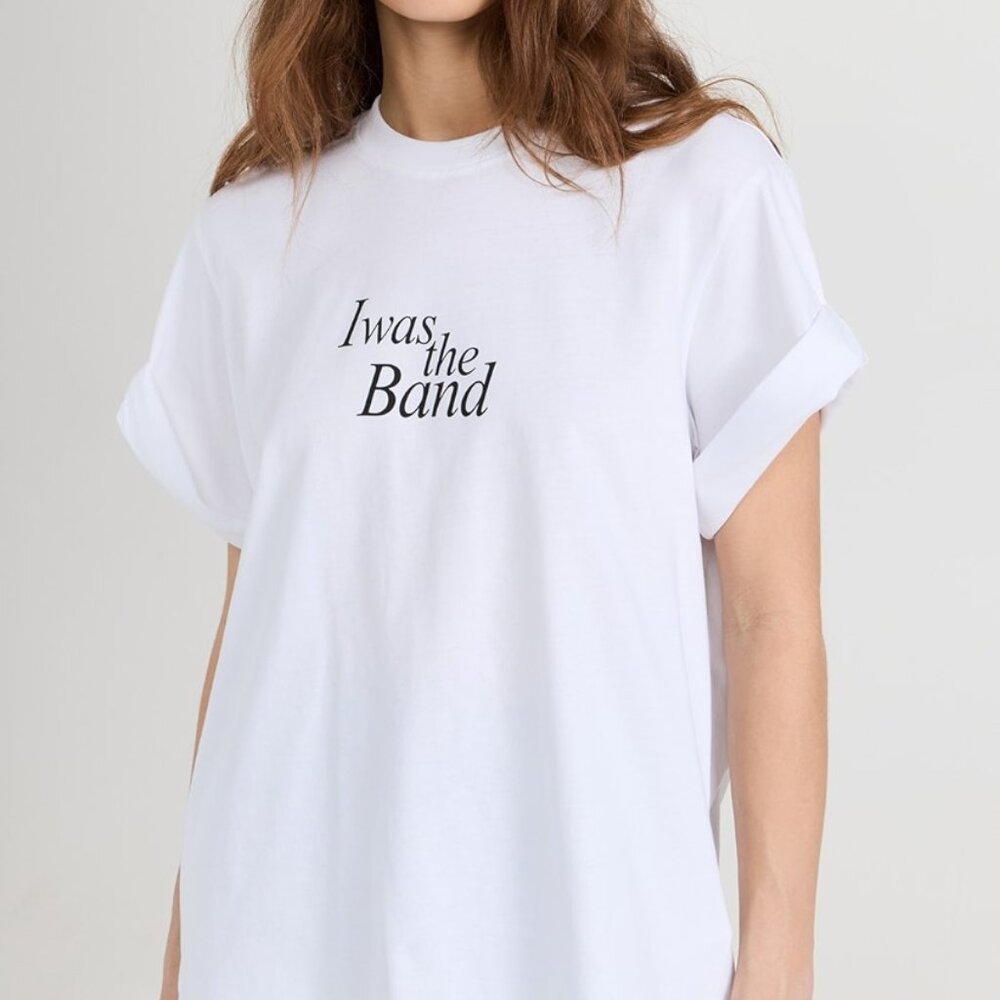 Victoria Beckham Slogan Tee I Was The Band